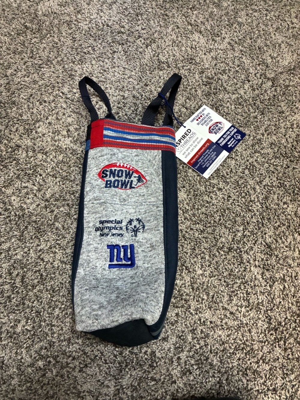 New York Giants Snow Bowl bag - Gray & Navy